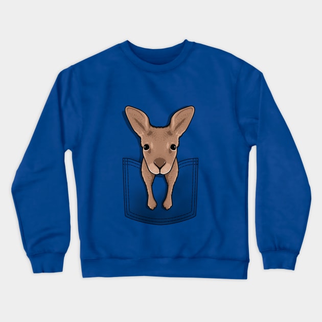 Pocket kangaroo Crewneck Sweatshirt by albertocubatas